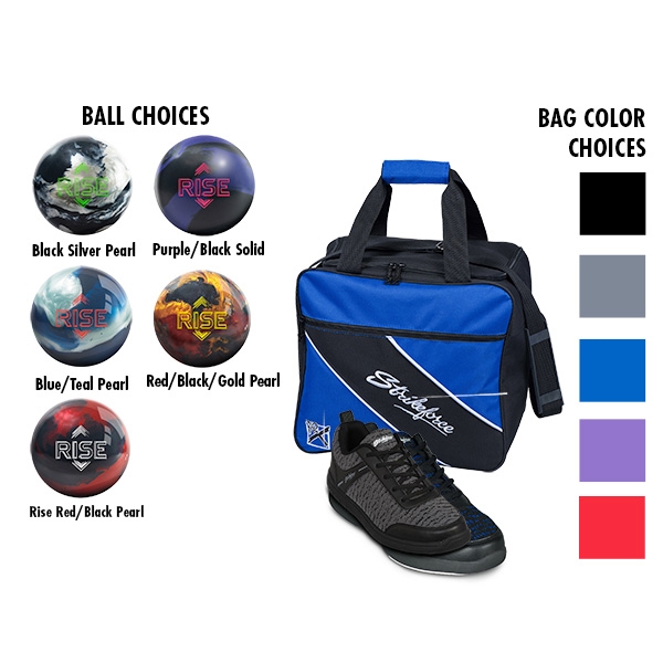 Youth Flyer™ Mesh Black/Steel Shoes, Single Tote, Reactive Ball