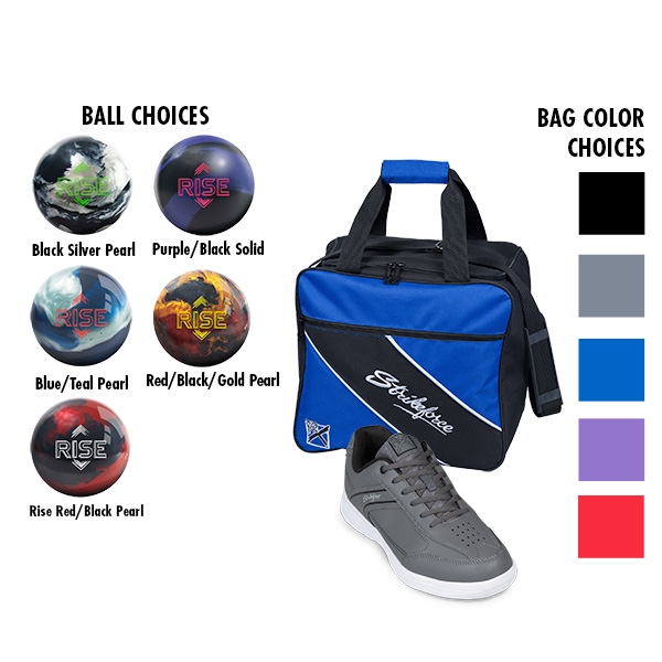 Men's Flyer™ Lite Slate/Black Shoes, Single Tote, Reactive Ball